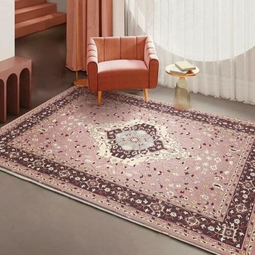 120x160 Retro Vintage Carpet Persian Carpet Living Room Bedroom Mat Anti-slip Area Carpet Absorbing Boho Moroccan Tabisstyle