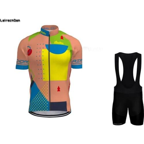 LairschDan Mens Hight Quality Cycling Jersey Set Tricota Ciclismo Hombre Summer MTB Racing Clothing Comfortable Cycle Wear Suit