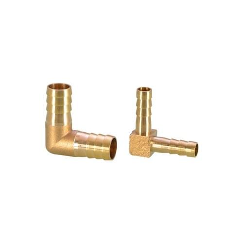 Brass Hose Pipe Fitting Coupling Elbow Equal Reducing Barb 4mm 6mm 8mm 10mm 16mm ID Hose Copper Barbed Coupler Connector Adapter