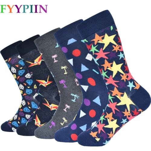 Men socks 2019 New socks High-quality Lengthen And Increase The Fashion Casual Latest Design Interesting Clothes Cotton socks