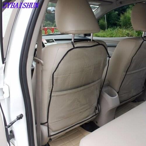 Update the design! Environmentally friendly thick PVC car rear seat protector anti-play mat