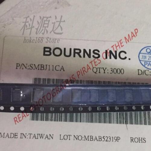 50pcs/lot SMBJ11CA SMB Original In Stock