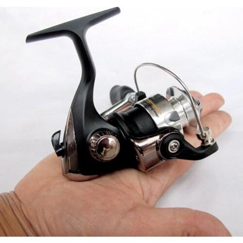 Portable Metal Spinning Wheel Rock Fishing Reel 3 Bearings Raft Fishing Wheel With Non-Slip Handle Ice Winter Fishing Tackle