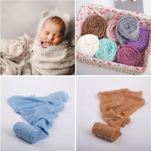 Newborn Photography Props Infant Costume Outfit 90x170cm Cotton And linen Soft Photo Wrap Matching Baby Photo Props Fotografia