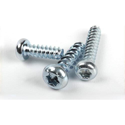 50pcs M3x(6 8 10 12 14mm Length) Torx Self tapping Screw T&TX Round Head Self-attack Plum Socket Bolts