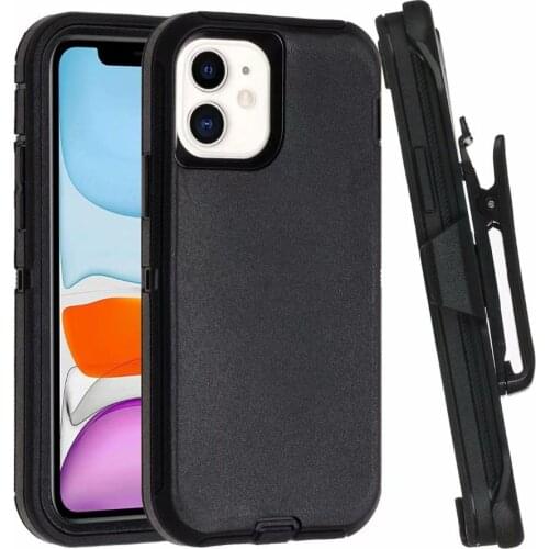 360 Full Armor Phone Case For iPhone 12 Pro MAX 12 Mini 11 XS XR 8 7 Luxury Case Coque Pack Belt Clip Silicone Shockproof Cover