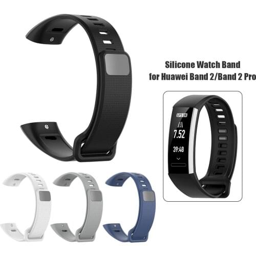 Silicone Watch Band Universal Watch Strap Is Suitable For Huawei Sports Bracelet band2 pro / band2 / ERS-B19 / ERS-B29