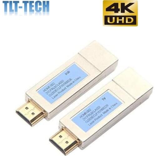 TLT-TECH Mini size Plug and Play HDMI extender over fiber optical Up to 300 meters at fiber OM3 USB Powered