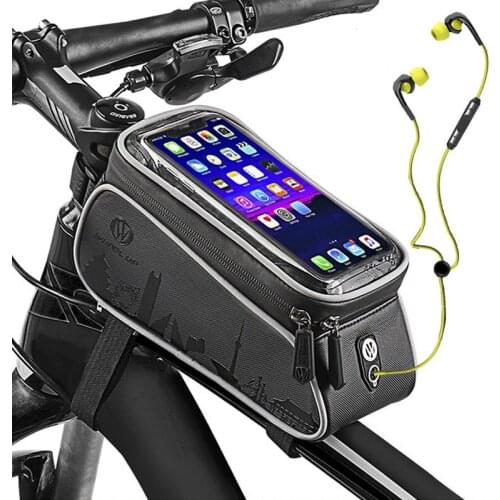 Rainproof Bike Bag Saddlebags For Bicycle Black Box Tools Cycle Handlebar Steering Wheel Sac a Dos Pannier Cycling Accessories