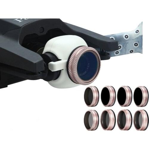 YX Aluminum Alloy H9 Optical Glass CPL/ND/ND-PL Filters Lens Remote Control Drone Parts for Parrot Anafi RC Quadcopter