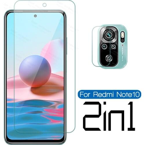 2in1 For Xiaomi Redmi Note 10 Pro Max 10s 5G Camera Lens Screen Protective Film For Red mi Note 10 Pro Max Tempered Glass Shield
