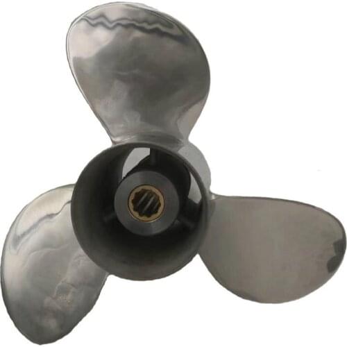 10 1/4x11 for 25-30HP for Tohatsu outboard steel propeller Set Motors 10 teeth boat accessories marine propellers