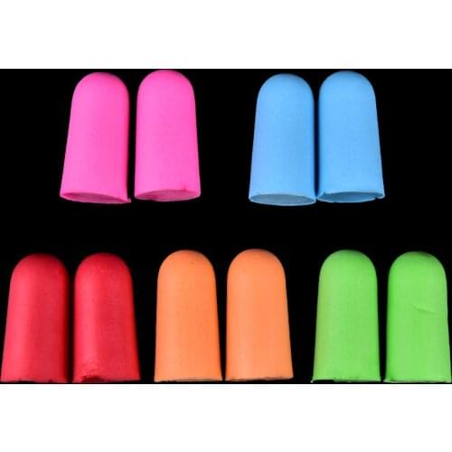 2Pcs Anti-noise Soft Ear Plugs Sound Insulation Ear Protection Earplugs Sleeping Plugs For Travel Noise Reduction With Case