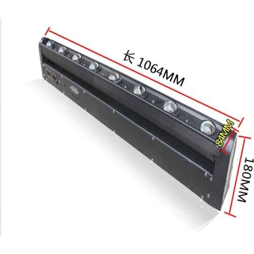 4pcs/lot stage light 8*12w beam RGBW Led Beam Bar Washer Light LED Beam Bar Moving Head Light DMX 512 9/38 Channel DJ Show
