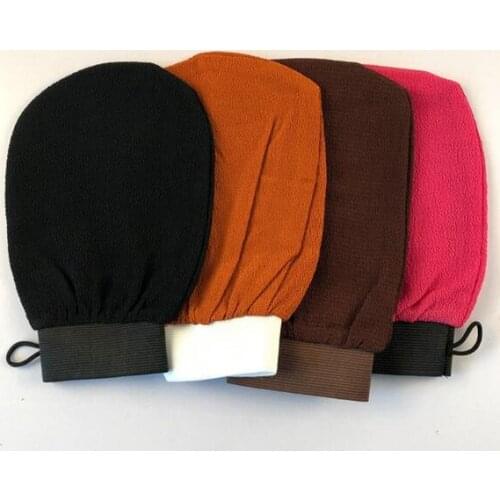 500pcs Morocco bath gloves scrubbing exfoliating gloves hammam scrub mitt magic peeling glove exfoliating tan removal mitt#38105
