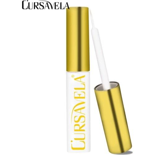 CURSAVELA White Waterproof Eyelash Glue 5ml Professional Quick Dry Eyelashes Glue 1pcs Mink Eyelash Adhesive Makeup Lashes Tool