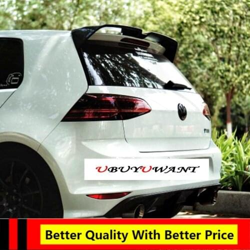 For Volkswagen GOLF7 MK7 2014-2018 Rear Roof Spoiler High Quality ABS Material Primer Color Car Tail Wing Decoration For GOLF 7
