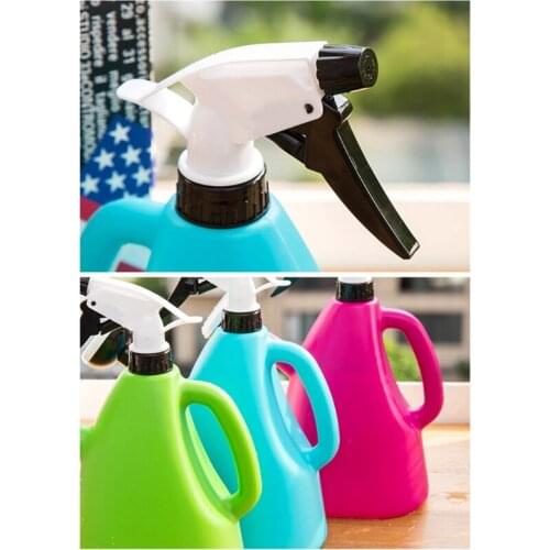 Dual Purpose Press Watering Can Large Capacity Round Spout Manual Irrigation Spray Bottle Portable Flower Plant Watering K0AB
