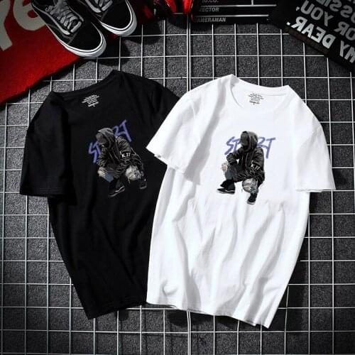 Ymwmhu 100% Cotton T Shirt Men Short Sleeve Fashion Summer Tops Streetwear Men T-shirt Plus Size Loose Tshirt Brand Clothes