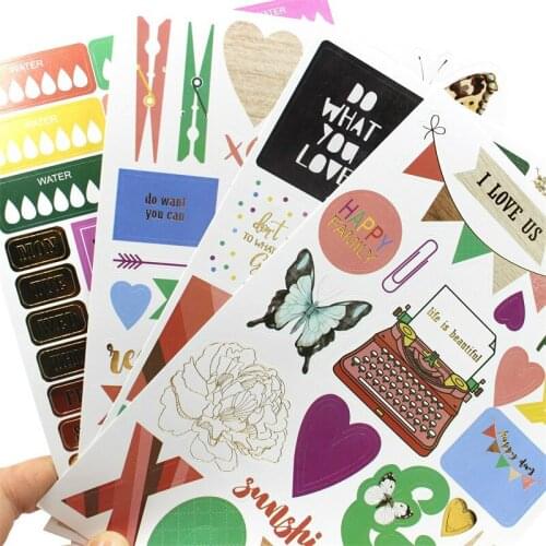 Happy Family Self- adhesive Paper Sticker for Scrapbooking/ DIY Crafts/ Card Making Decoration