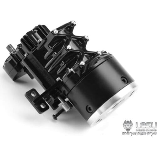 LESU 2Grade High Torque Gear Box Transmission D for 1/14 RC Tractor Truck Tamiya TH02228