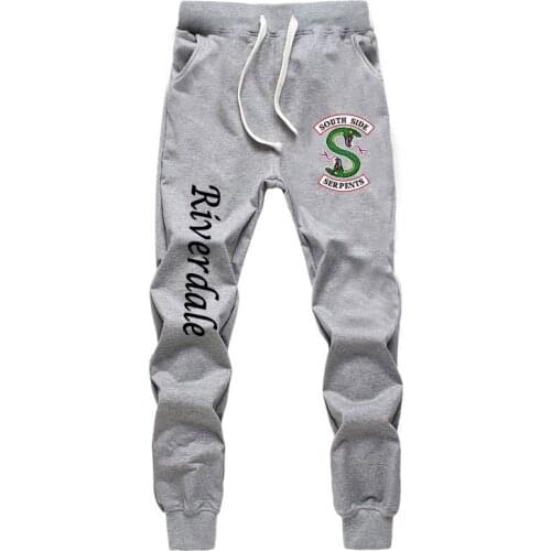 Hot TV Series Riverdale Print High Quality Long Trousers Students Casual Pants Summer Fashion Sports Breathable Pants