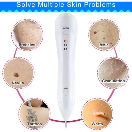 Newest Mole Removal Pen Plasma Laser Skin Wart Tag Tattoo Freckle Corns Dark Spot Remover Tool Beauty Care Machine Dropshipping