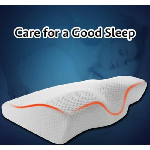 21New Healthcare Butterfly-shaped Memory Foam Pillow Ergonomic Cervical Core Pillow for Neck & Shoulder Pain For Sleeping