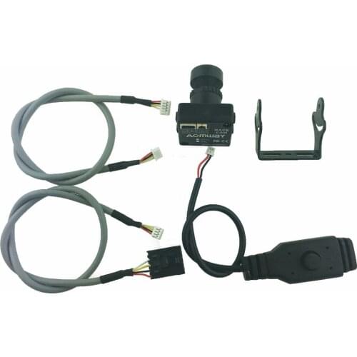 Newest!Aomway 1/3 CCD 650TVL 2.8mm FOV 100 Degree with OSD MIC AV FPV Camera PAL NTSC 22mm*22mm