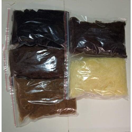Wholesale 500pcs 20inch hairnet 5mm nylon hair nets invisible disposable hair net five colors mix hair bond