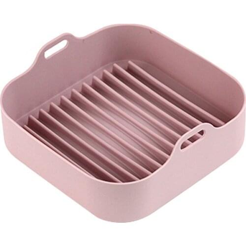 AirFryer Silicone Pot Multifunctional Air Fryers Oven Accessories Bread Fried Chicken Pizza Basket Baking Dishes Baking Tray Way