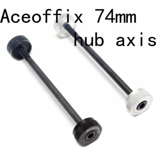 Steel front Skewers Quick Release for brompton BMX 74mm Bicycle Slow Release QR Skewer