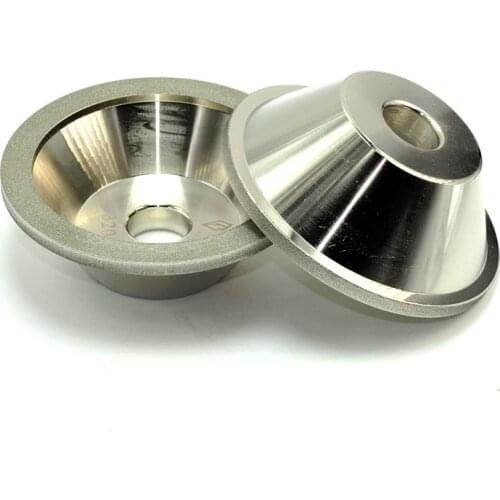 Outer Dia 100mm Diamond Grinding Wheel Cup grinding circles for Tungsten Steel Milling Cutter Tool Sharpener Grinder Accessories