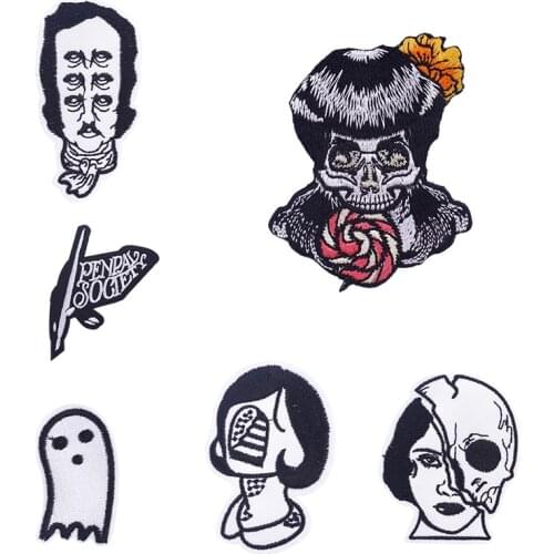 Japan Anime Patches Iron on clothing Accessories Applique Thermo Adhesive Patch For Clothes Embroidered Patches Sewing Patch DIY