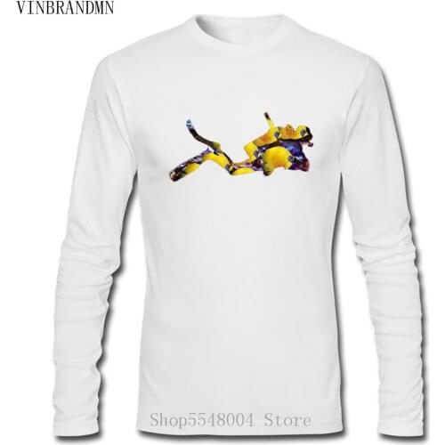 Funny Scuba Diving T Shirt Deep Sea Snorkeling Tees Reefdiver T-Shirt Men Hipster Diver Long Sleeve 100% Cotton Tshirt Camisetas