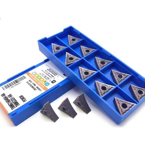 10PCS carbide tool TNMG160404 HA PC9030 external turning tool high quality CNC lathe tool TNMG160404 turning insert carbide