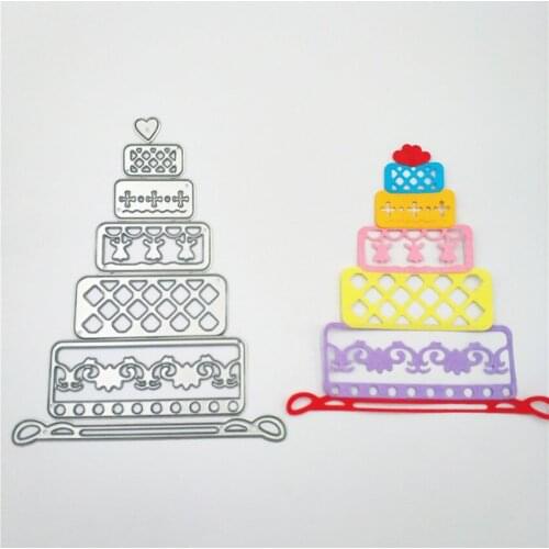7.4*11.8cm Cake puzzle die Cutting dies metal crafts paper die-cutting /DIY embossing Easter Halloween Scrapbooking