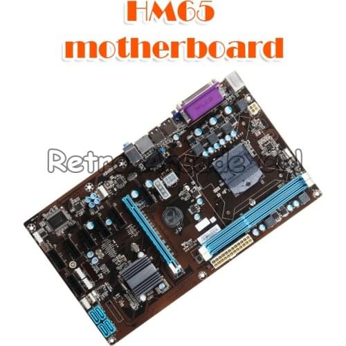 8GPU Ethereum Miner motherboard HM65-BTC ddr3 USB 4GB for bitcoin dogcoin mining BTC BTH