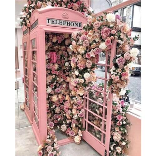 5D Diy Diamond Painting Pink Rose Phone Booth Cross Stitch London Landscape Mosaic Rhinestone Embroidery Home Decor Crafts Gift