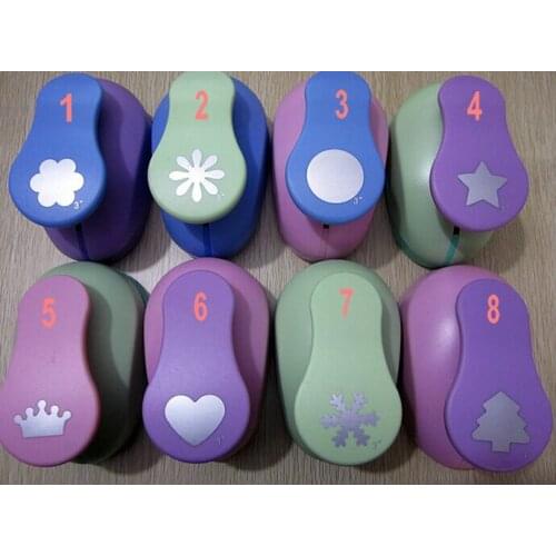 Free Shipping 3 inch shaped EVA foam punches paper cutter for greeting card handmade DIY craft punch furador scrapbook 2PCS/lot