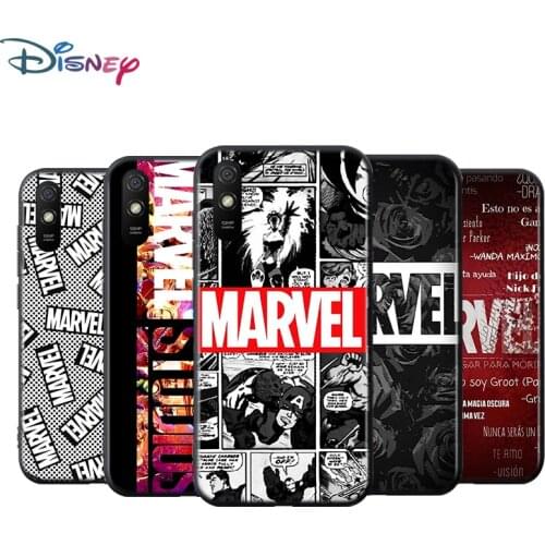 Marvel Avengers For Xiaomi Redmi 9T 9I 9AT 9A 9C 9 8A 8 7A 7 6A 6 5A 5 4X PRO Prime Plus Black Soft Phone Case
