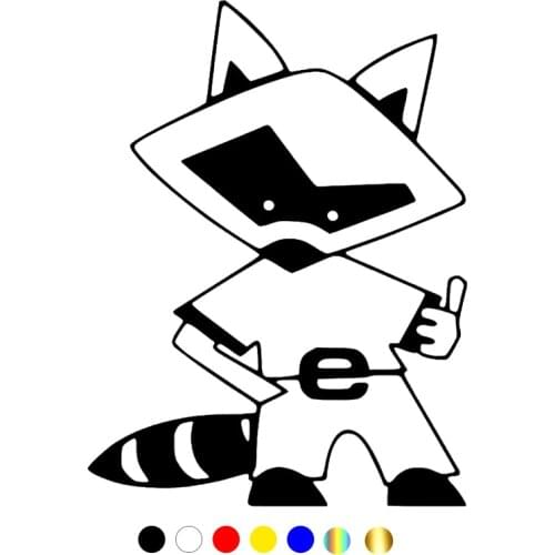 CS-831#20*15cm funny Raccoon car sticker vinyl decal silver/black for auto car stickers styling car decoration