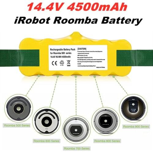 For iRobot Roomba 14.4V Battery For iRobot Roomba Vacuum Cleaner 500 530 570 580 600 630 650 700 800 980 R3 Rechargeable Battery