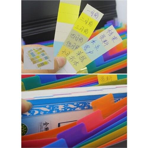 13/24/36/48/60/72 Pocket Classified File Folder Telescopic Standing A4 Organizer C90C