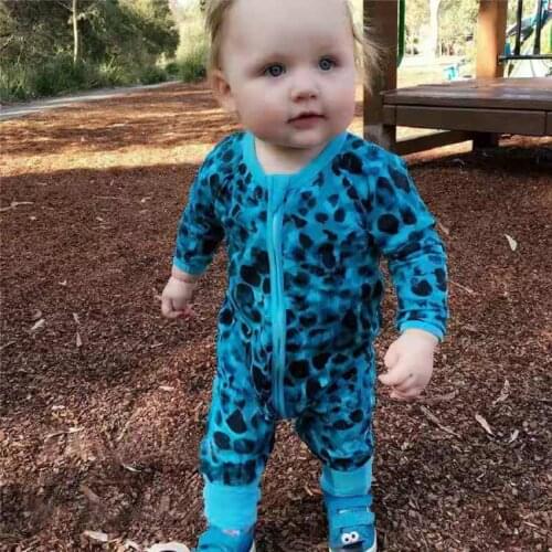 Spring Autumn Newborn Jumpsuit Girls Baby Boys Rompers Cartoon Deer Zipper Outfits Infant Toddler 3 6 18 24 36 months Clothes