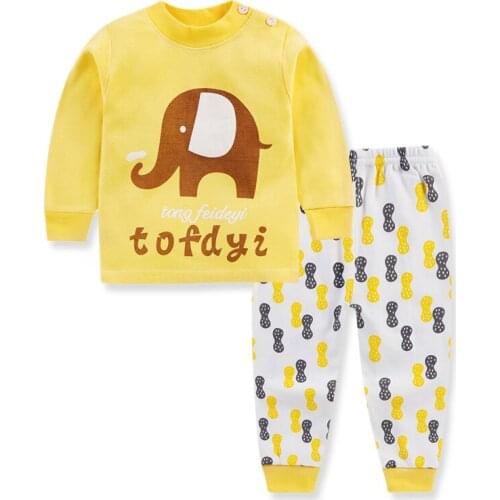 ZWY1183 Spring Autumn Kid Boy Girl Clothing Casual Tracksuit good quality cotton sportswear Letter Sets Clothes Baby Pants