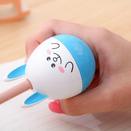Cute Cartoon Tumbler Sharpener Pencil Office Sharpeners Funny Single Hole Cutter Stationery Knife Childrens School Supplies