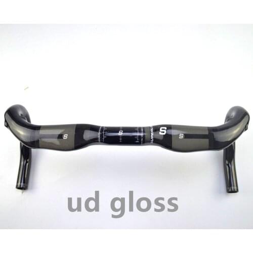 New superlogic full carbon road bicycle handlebar bent bar 31.8*400/420/440 inner routing bike accessories super light 200g