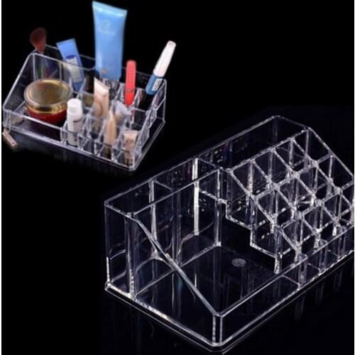 Organizer Makeup Storage Transparent Acrylic Cosmetic Storage Box Lipstick Storage Organizer Cosmetic Shelving New Space Saving