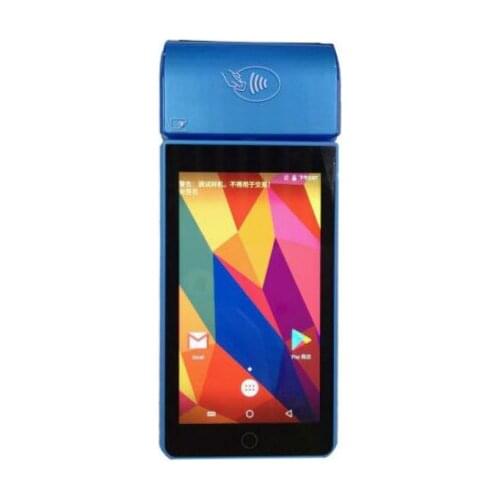 Handheld Smart POS Terminals, Android 7.0 Handheld POS Terminal, 5 Inch POS Machine Support Electronic Mobile Payment, EMV/Pvi C